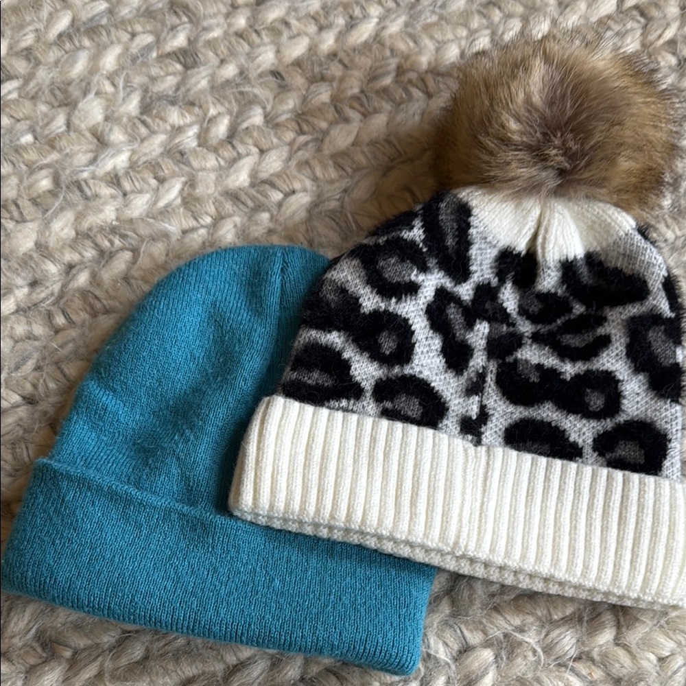 Carhartt Blue and Monogram Knit Hats - Picture 2 of 2